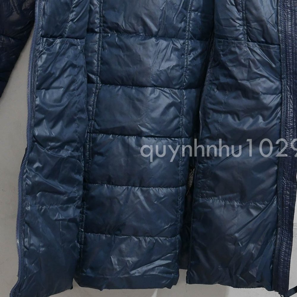 Aventure Ladies' 3/4 Length Puffer Jacket in BLue - Picture 4 of 7